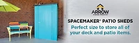 Abri de jardin Spacemaker, 1,2 x 0,9 m, Sarcelle et Anthracite