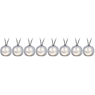 Battery Operated EmoteGlow Light String S/8 Musical Jack Skellington HALL Disney (Classic White)
