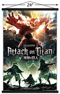 Attack on Titan - Season 2 Teaser One Sheet Wall Poster, 22.375" x 34"