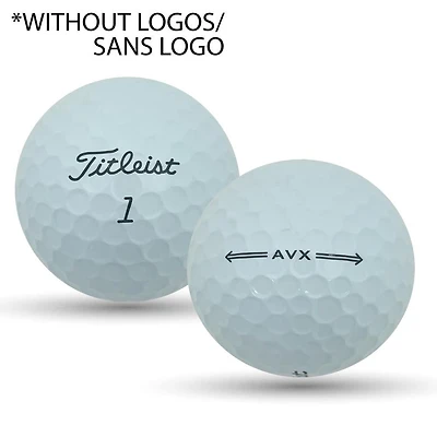 Mulligan - 48 balles de golf récupérées Titleist AVX 5A Pristine, Blanc
