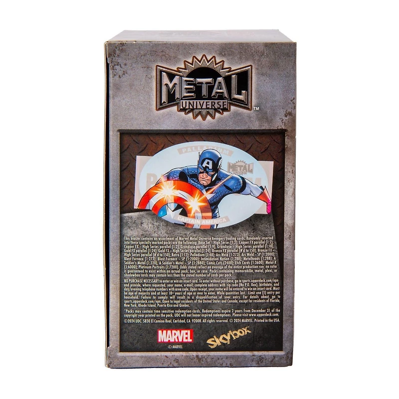 Upper Deck Marvel Metal Universe Avengers Blaster Box
