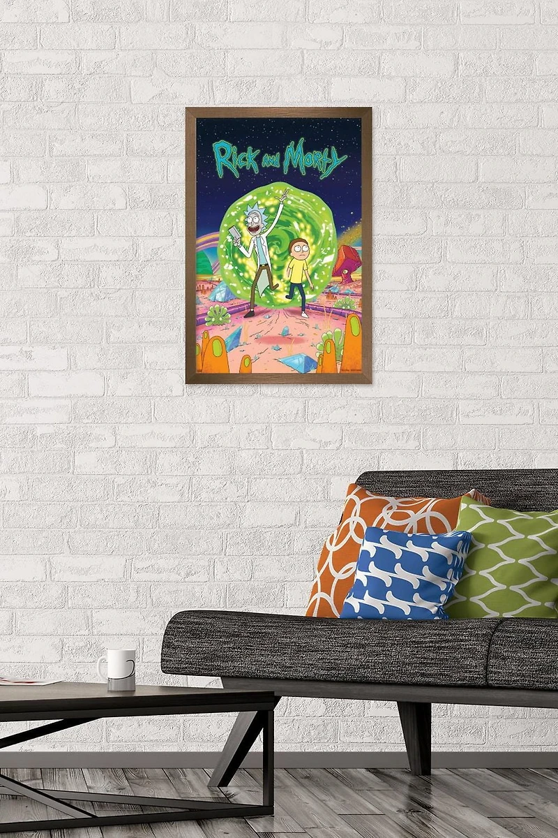 Rick And Morty - Cover Wall Poster