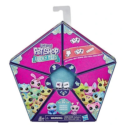 Littlest Pet Shop Lucky Pets, animal surprise de l'Escouade chanceuse, collection de plus de 150