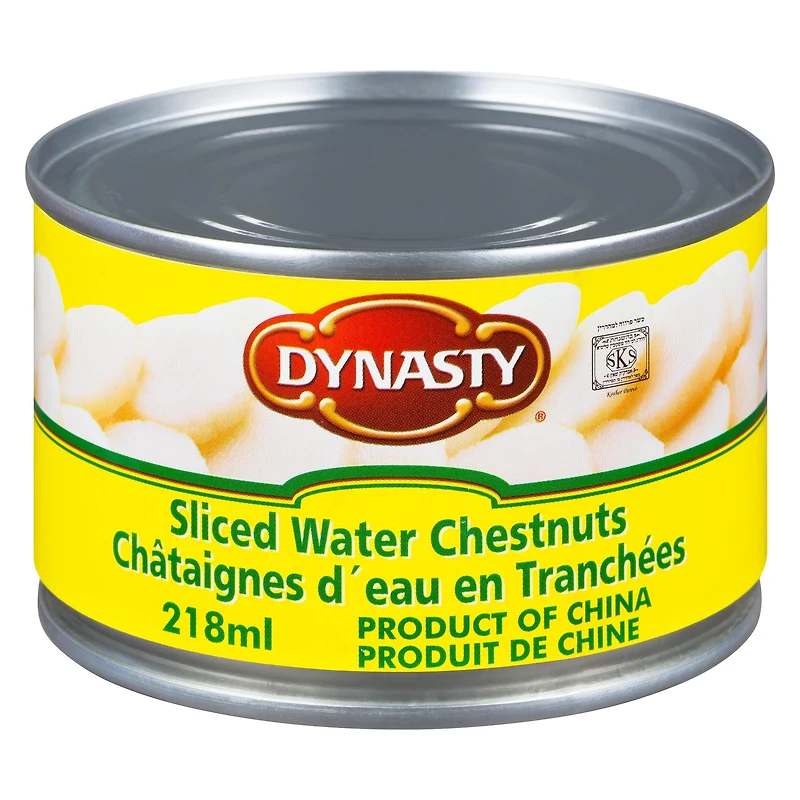 Châtaignes d’eau Dynasty en tranchées