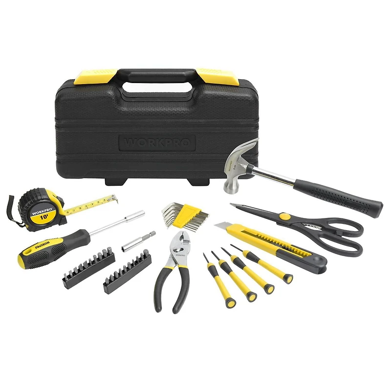 WorkPro Trousse de bricolage à la maison- 40 Pièces SAE et MM