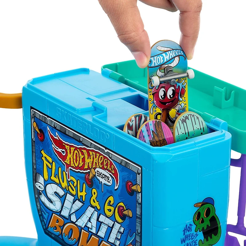 Hot Wheels Skate-Tirez la Chasse: C’est Parti!-Coffret fingerboard Âges 5Y+