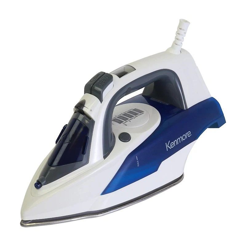 Kenmore Digital Power Steam Iron & Garment Steamer, 9 Fabric Presets, Fast Heat for Wrinkle-Free Clothes