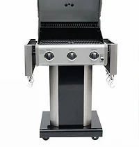 Kenmore 3 Burner Pedestal Gas Grill - Black