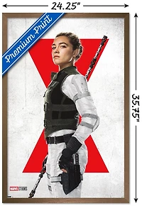 Marvel Black Widow - Yelena One Sheet Wall Poster with Magnetic Frame, 22.375" x 34"