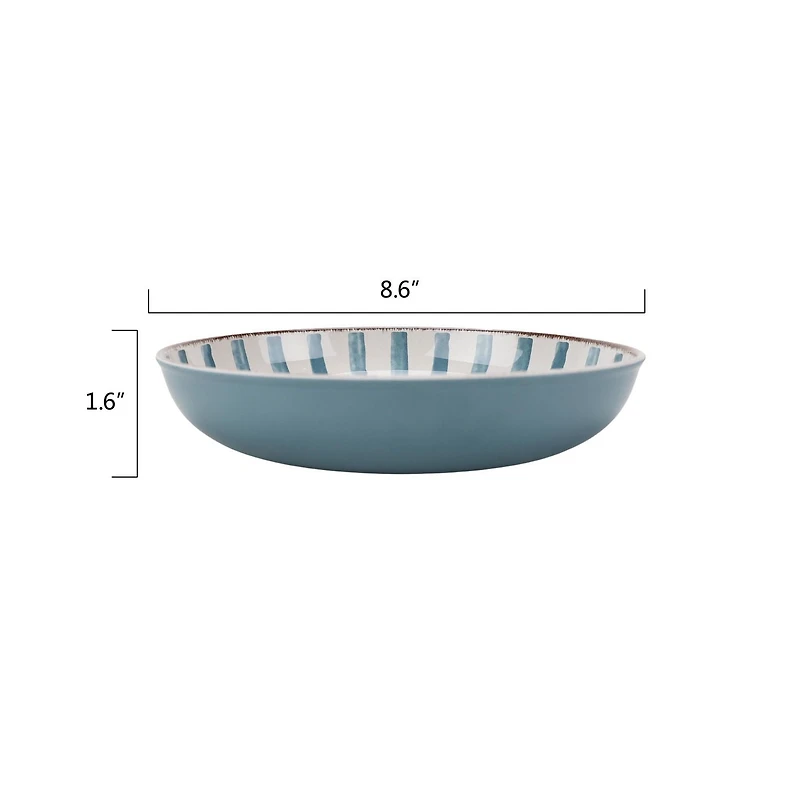 Better Homes & Gardends Bamboo Melamine Dinner Bowl Assorted Colour, 1pc
