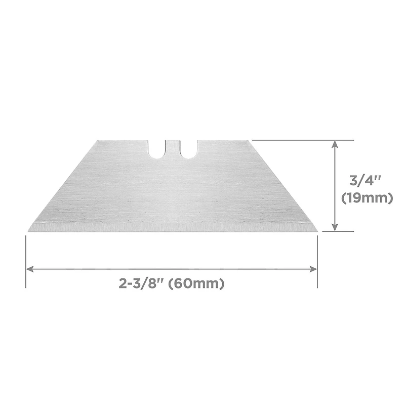 Swiss Tech Utility Blades - 5 Pack, SK5 steel,Heavy duty