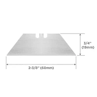 Swiss Tech Utility Blades - 5 Pack, SK5 steel,Heavy duty