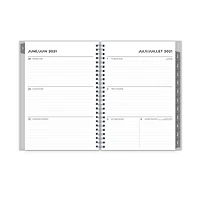 Agenda hebdomadaire/mensuel Blue Sky Notes Becca, format moyen, 2021-2022