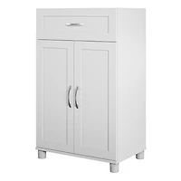 Systembuild Evolution Lory Framed 2 Door/1 Drawer Base Cabinet, White