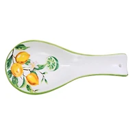 IH Casa Decor Ceramic Lemon Spoon Rest - Ensemble De 4