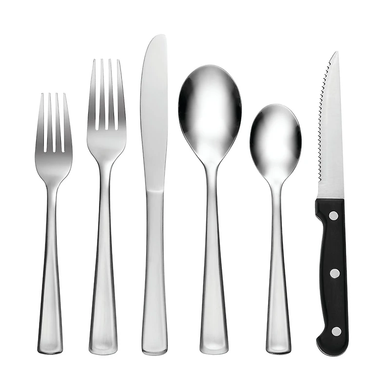 Cambridge Anita Mirror 48 Piece Flatware Set, 48 Piece Set