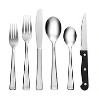 Cambridge Anita Mirror 48 Piece Flatware Set, 48 Piece Set
