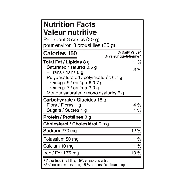 Our Finest Garlic & Parsley Bread Crisps