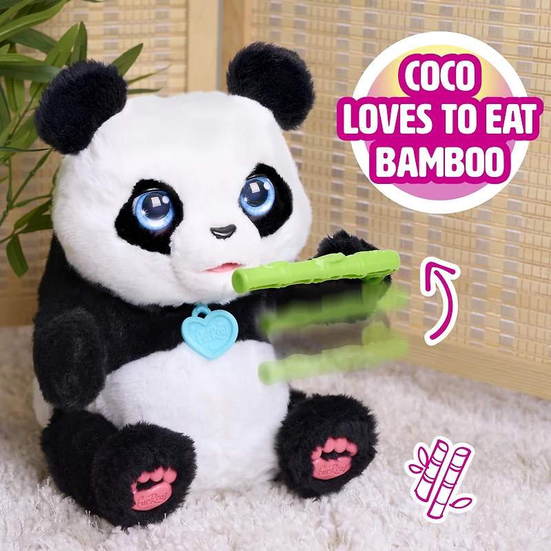Coco le panda acrobate de FurReal, plus de 60 sons et réactions, jouets pour enfants de 4 ans et plus par Just Play FUR REAL FRIENDS COCO PANDA FURREAL