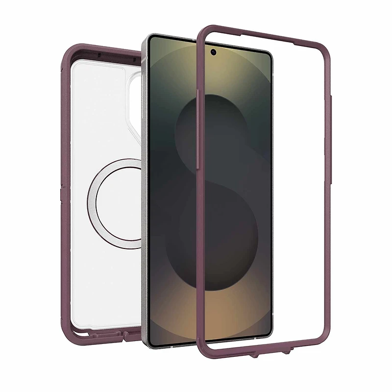 OtterBox Defender Pro XT Clear Case w/Magnets Purple Mystery for Samsung Galaxy S26