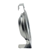AccuChef freezer/refrigerator thermometer, Stainless Steel, hangs or stands alone, Model 2225