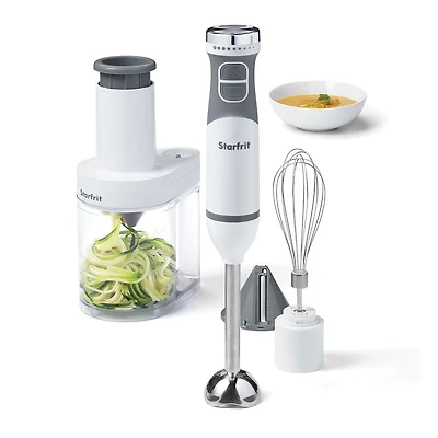 Starfrit 4-in-1 Hand Blender, 10-speed control dial