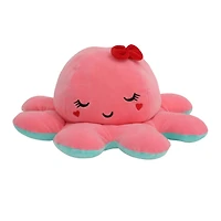 WAY TO CELEBTATE VALENTINE 13.5" REVERSIBLE PLUSH OCTOPUS