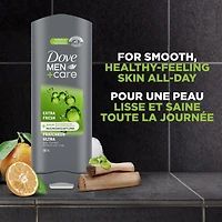 Dove Men+Care Refreshing Extra Fresh Body and Face Wash for Men with 24-Hour Nourishing Micromoisture Technology, 532mL