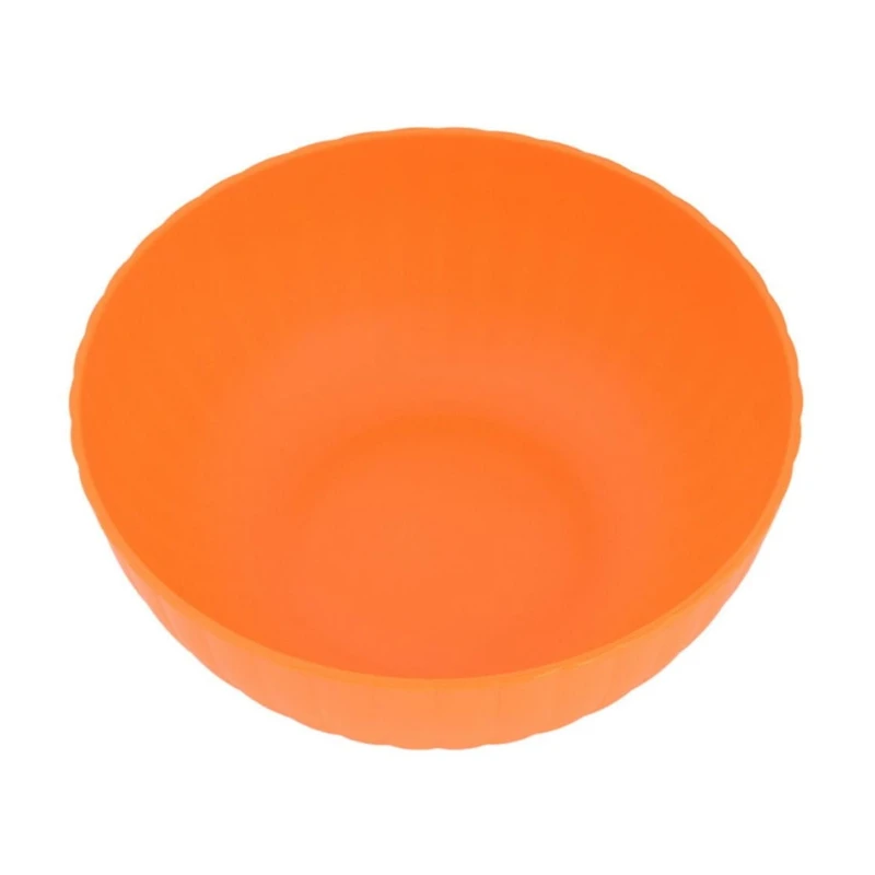 Mainstays Orange Polypropylene Round Bowl 1pc