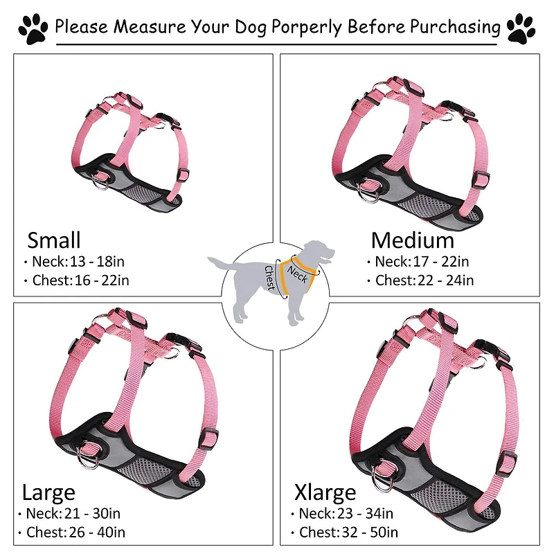Jespet Padded Front Dog Harness