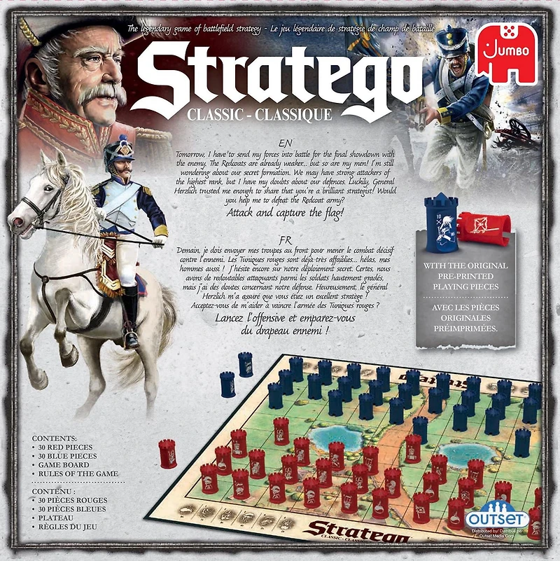 Stratego Classique Le plaisir stratégique dans un jeu plus court.