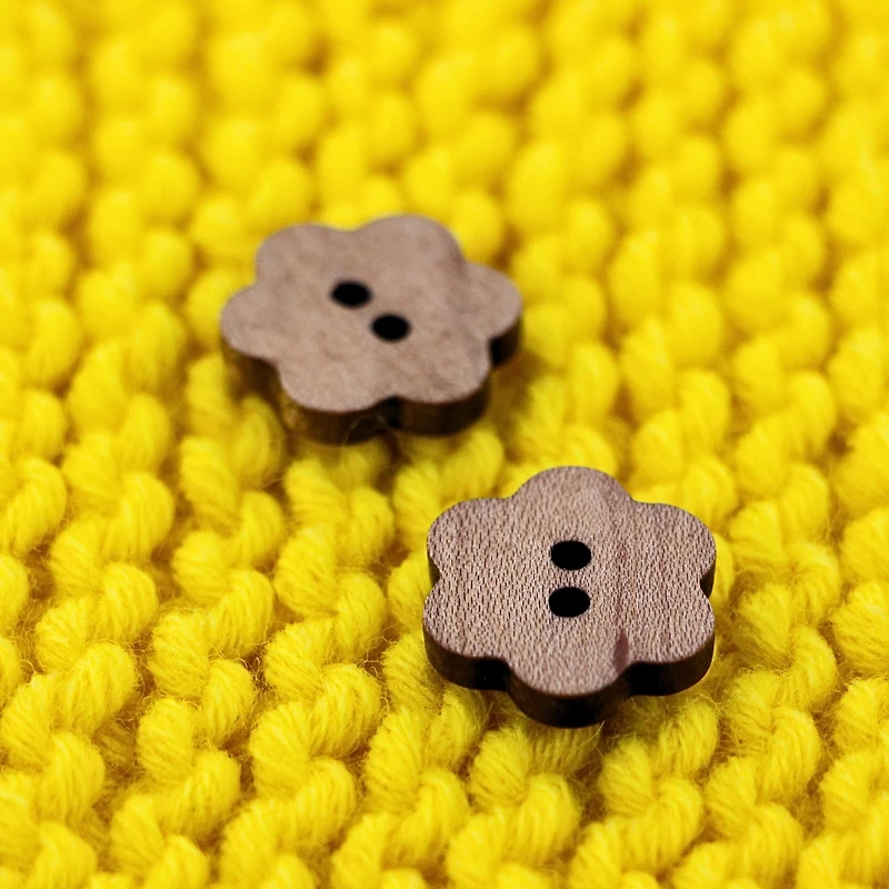 Boutons LA VOGUE, matériau naturel – 2 pièces, 22mm (7/8in)