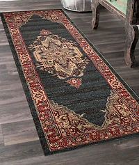 ECARPET Lux Traditional Area Rug for Living Room, Bedroom, Dining Entrance, Hallway and More.