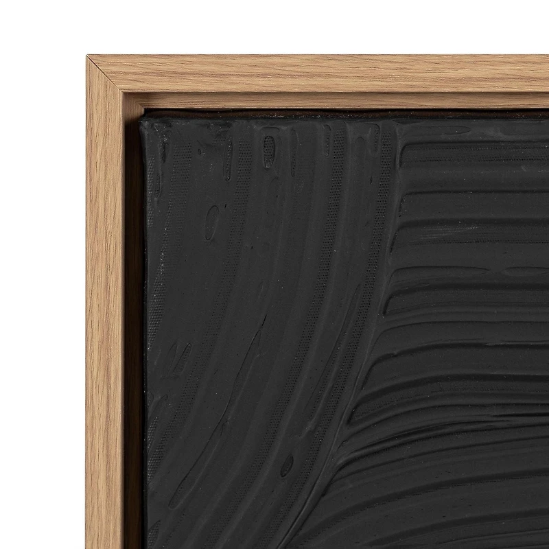 hometrends Heavy Texture Design 2 Framed Canvas Art
