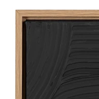 hometrends Heavy Texture Design 2 Framed Canvas Art