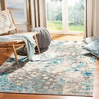 SAFAVIEH Madison Candelario Abstract Polka Dots Area Rug