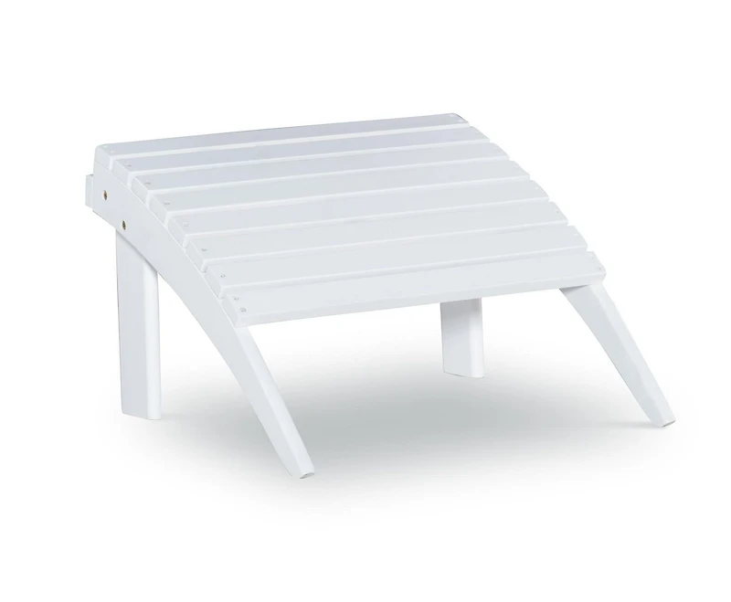 White Adirondack Outdoor Ottoman
