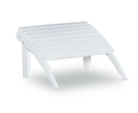 White Adirondack Outdoor Ottoman