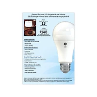 GE 15W LED A21 ESTAR DAYLIGHT 4 PACK