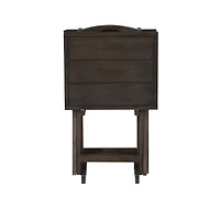 Salazar Tray Tables, Grey