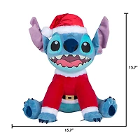 Holiday Greeter Stitch en costume de Père Noël SM Disney