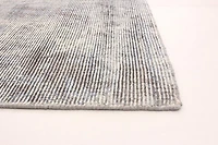 ECARPETGALLERY 5'0" x 7'7" Stripes Galleria Hand-knotted Area Rug for Living Room, Dining Room and Bedroom in Grey