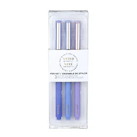 Noted by Post-it® Pens NTD-PEN3-BLUEF, Felt Tip, Blue, Post-it® Pens NTD-PEN3-BLUEF