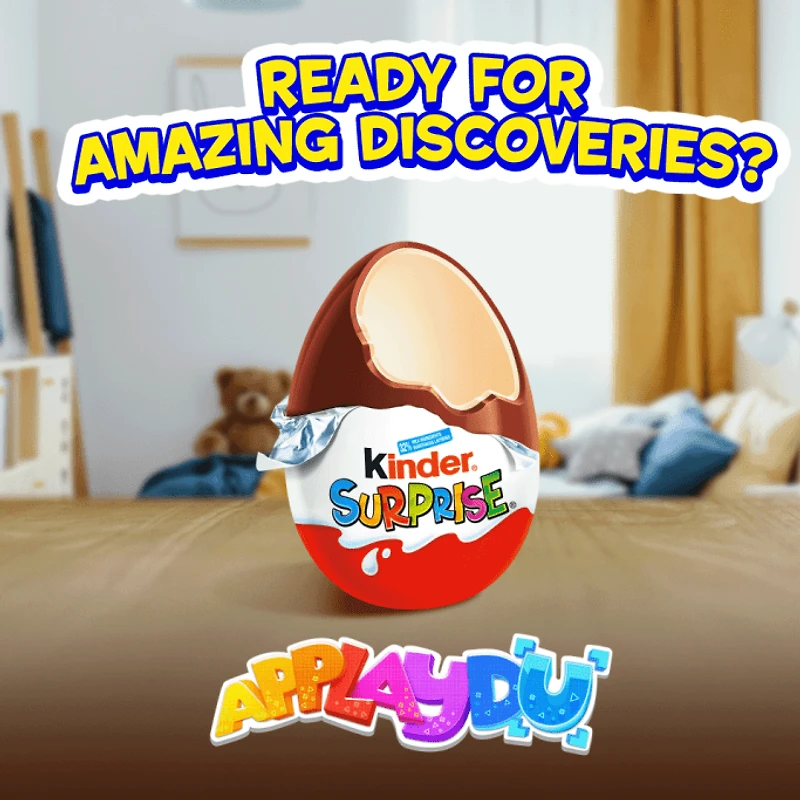 Kinder Surprise Milk Chocolate Maxi Easter Egg with Toy, Classic Edition, 150 grams