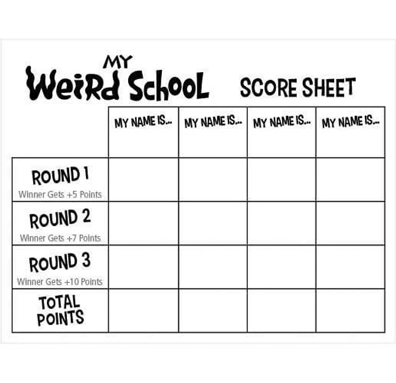All Things Equal, Inc My Weird School Game
