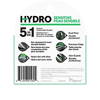 Schick Hydro Sensitive Skin Men’s Razor Refills, 4 Razor Refills