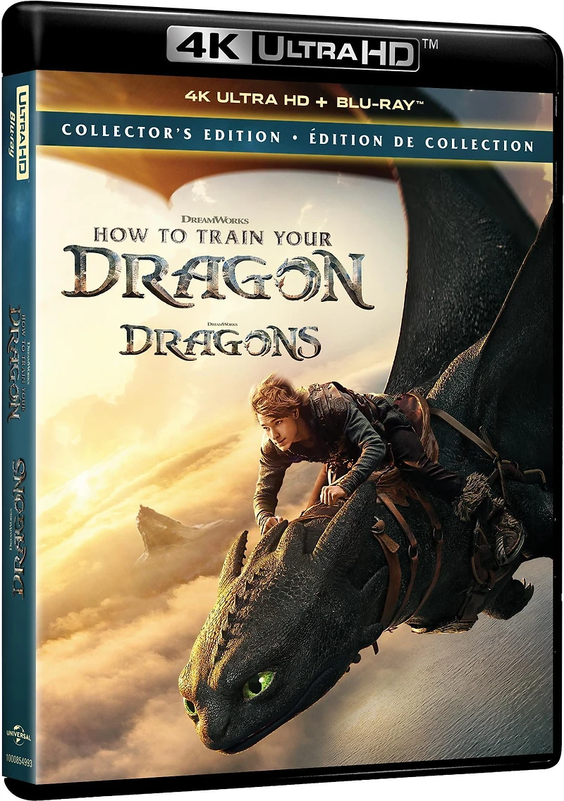 Dragons (4K + Blu-Ray), en vedette Mason Thames, Nico Parker, et Gerard Butler [2025]