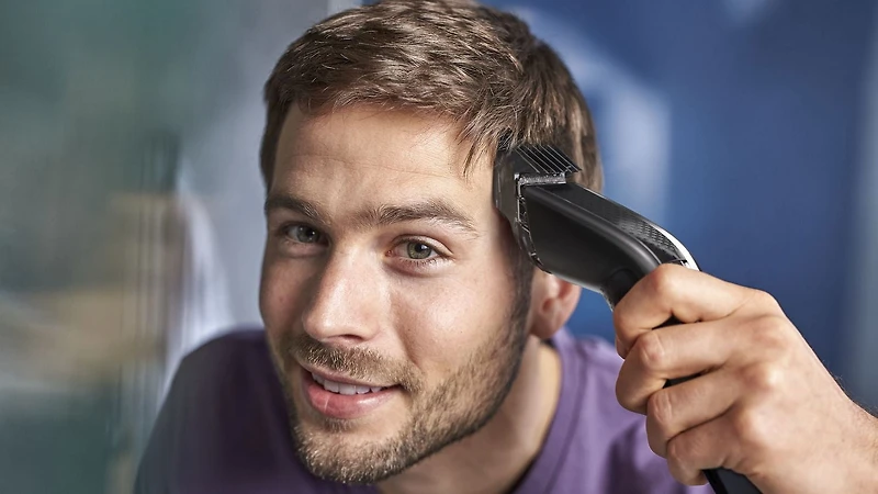 Philips Tondeuse à Cheveux Series 7000 avec Technologie Dual Cut & Trim-n-Flow PRO, Lavable, HC7650