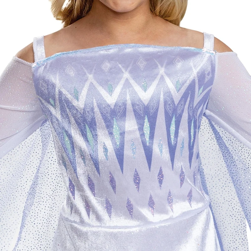 Child Girls Frozen 2 Snow Queen Elsa Classic Costume