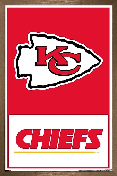 NFL Kansas City Chiefs - Logo 21 Wall Poster